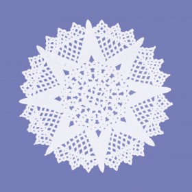 Дантелени салфетки ф23см